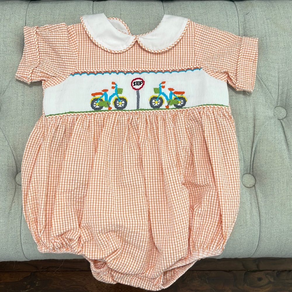 Boys Smocked Bubble
